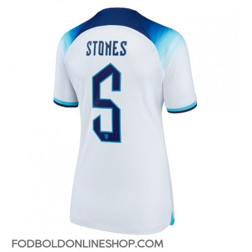England John Stones #5 Hjemmebanetrøje Dame VM 2022 Kortærmet